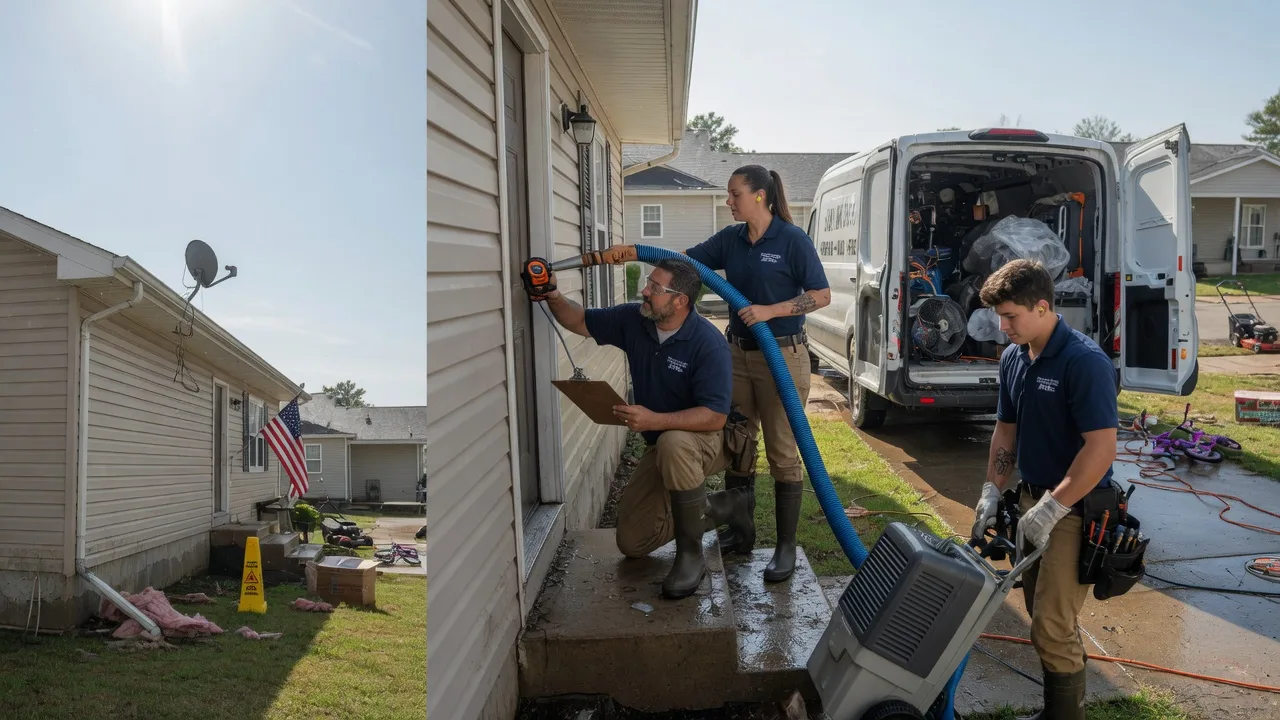 Ceiling Water Damage Restoration in Ferris, IL near me